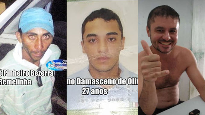   Remelinha foi morto em Assu, André morreu em acidente de moto em Carnaubais, e Juscelio foi morto com tiro nas costas numa mesa de jogo em Baraúna