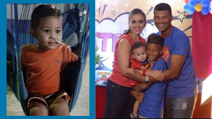   A mãe do pequene Pietro, Aliane Virgulino, em mais uma ida aos hospitais com o filho nos braços, escreve texto desabafo, com um pedido de ajuda, com fé, para que a medicina cure logo o filho.  "Meu filho é um grande guerreiro. Passou por tudo isso, mais nunca deixou de sorrir de brincar..."