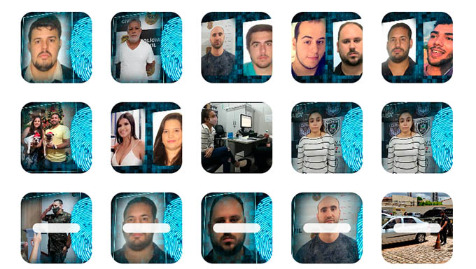   Fotos e nomes dos principais personagens da quadrilha do RN que foram divulgados pela reportagem do Fantástico, da Globo, neste domingo, 6. Os golpes eram realizados em várias partes do País a partir de Natal. O custo pelo ingresso fraudulento numa faculdade de medicina chegava a R$ 120 mil.