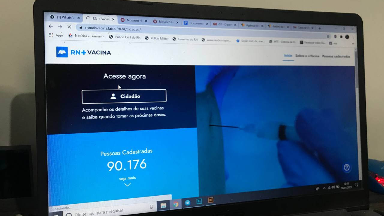 Portal RN Mais Vacina já conta com mais de 90 mil ...