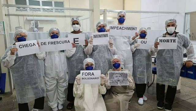   Deputado quer processar enfermeiros do HRTM que fizeram protesto contra Bolsonaro. O deputado federal General Girão (PSL/RN), entrou com uma ação no Ministério Público do Rio Grande do Norte (MPRN) alegando que os profissionais de saúde cometeram os crimes de injúria e difamação contra o presidente e pedindo que sejam tomadas medidas cabíveis. A deputada estadual Isolda Danta (PT/RN) saiu em defesa dos profissionais “qual o sentido de punir quem está salvando vidas?”, questionou ela. O advogado Niécio Roldão também já se colocou à disposição para defender os interesses dos servidores que estão sendo processados pelo deputado Girão.