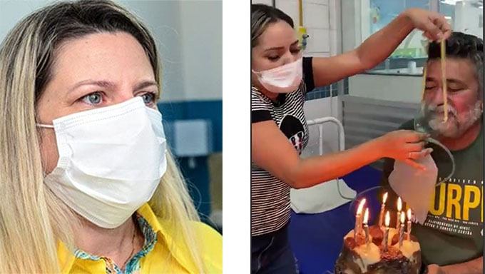   Secretaria abre processo administrativo e adverte servidores que fizeram aniversário em ala covid. A festa de aniversário foi terça-feira, dia 8. No mesmo dia, o paciente foi transferido, através do SAMU, para o Hospital de Campanha São Luiz (HCSL), de Mossoró/RN, com quadro de piora, sendo necessário intuba-lo.  Além de advertir, a secretaria de saúde também abriu um processo administrativo para investigar a conduta da equipe que promoveu a festa.