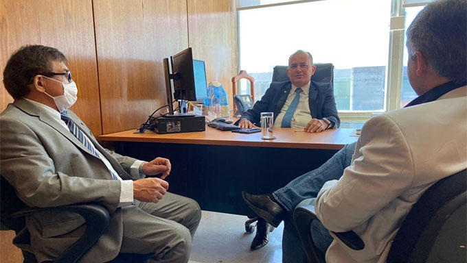   Prefeito de Governador Dix Sept Rosado solicitou também  ao Governo Federal uma patrulha mecanizada e recursos para reformar o Mercado Público Municipal 