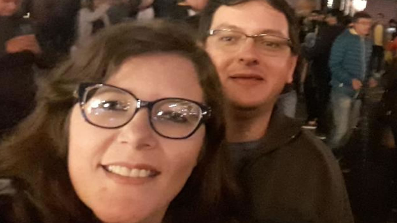   A professora Geane e o marido Eilton, servidor da Ufersa