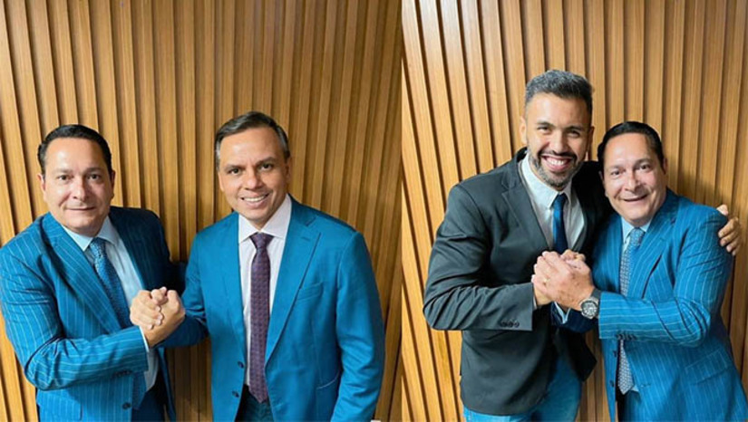 Imagem 1 - O PSDB construído a tantas mãos, é proporcionalmente o maior do Brasil e a legenda que mais cresceu no Rio Grande do Norte. E a alegria é maior em saber que cada um que está chegando pensa como todos nós, que a política é um instrumento para o bem comum”, disse Ezequiel Ferreira, presidente estadual da sigla, ao receber Aldo Clemente e Hebert Sena no partido Imagem 1 - O PSDB construído a tantas mãos, é proporcionalmente o maior do Brasil e a legenda que mais cresceu no Rio Grande do Norte. E a alegria é maior em saber que cada um que está chegando pensa como todos nós, que a política é um instrumento para o bem comum”, disse Ezequiel Ferreira, presidente estadual da sigla, ao receber Aldo Clemente e Hebert Sena no partido