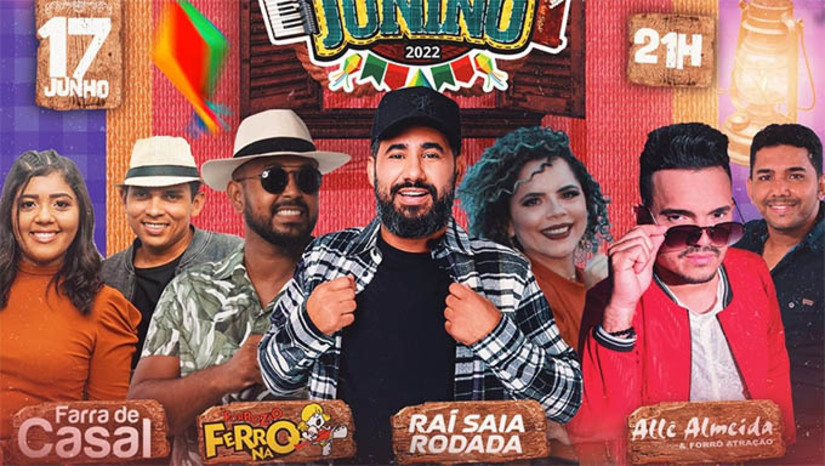 Imagem 1 -  Entre as principais atrações do evento estão Raí Saia Rodada, Walkyria Santos, Tetê Pessoa e Circuito Musical e Ferro na Boneca. "Esperamos que seja um evento de muita alegria e de paz", destacou o prefeito Dr. Artur Vale.