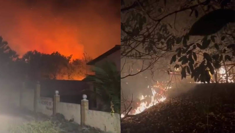 Imagem 1 - Corpo de Bombeiros de Mossoró já registrou 56 ocorrências com fogo na primeira semana de setembro. Um aumento significativo, visto que nos últimos 15 dias de agosto foram 4 ocorrências a menos. Os casos envolvem incêndios ou princípios de incêndio em terreno baldio, em via florestal pública, em zona de preservação ambiental e em lixões. De acordo com o Tenente Quintino, comandante do CBM Mossoró, as principais causas dessas ocorrências estão relacionadas a ações humanas, seja de maneira intencional ou não. Imagem 1 - Corpo de Bombeiros de Mossoró já registrou 56 ocorrências com fogo na primeira semana de setembro. Um aumento significativo, visto que nos últimos 15 dias de agosto foram 4 ocorrências a menos. Os casos envolvem incêndios ou princípios de incêndio em terreno baldio, em via florestal pública, em zona de preservação ambiental e em lixões. De acordo com o Tenente Quintino, comandante do CBM Mossoró, as principais causas dessas ocorrências estão relacionadas a ações humanas, seja de maneira intencional ou não.