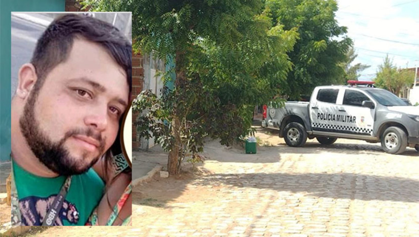 Imagem 1 -  Além de matar na hora o marceneiro Antônio Gabriel no ataque na Rua João Damásio, também deixou ferido Francisco Edigley, socorrido para a UPA do bairro; Só esta semana foram registrados pelo menos outros três ou quatro casos que bandidos encapuzados passaram atirando, matando e deixando, inclusive, crianças feridas em regiões distintas de Mossoró