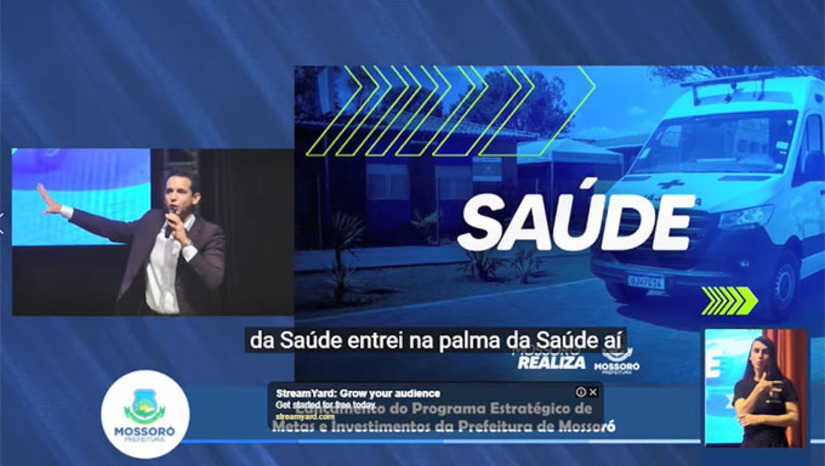Imagem 1 - Os projetos foram detalhados no lançamento do Programa Mossoró Realiza semana passada pelo prefeito Allyson Bezerra no Teatro Municipal e serão executadas com recursos do Governo Federal e também de operações de crédito junto a instituições bancárias nacionais e do exterior. Imagem 1 - Os projetos foram detalhados no lançamento do Programa Mossoró Realiza semana passada pelo prefeito Allyson Bezerra no Teatro Municipal e serão executadas com recursos do Governo Federal e também de operações de crédito junto a instituições bancárias nacionais e do exterior.