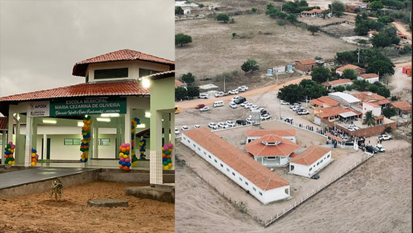 Imagem 1 - Escola do Campo Maria Cezarina de Oliveira, erguida na comunidade de São Lourenço, foi inaugurada neste dia 23, com festa dos moradores. O prefeito Alan Silveira prepara para nos próximos dias entregar também a ponte de acesso a região, um investimento de R$ 1,6 milhão. Imagem 1 - Escola do Campo Maria Cezarina de Oliveira, erguida na comunidade de São Lourenço, foi inaugurada neste dia 23, com festa dos moradores. O prefeito Alan Silveira prepara para nos próximos dias entregar também a ponte de acesso a região, um investimento de R$ 1,6 milhão.