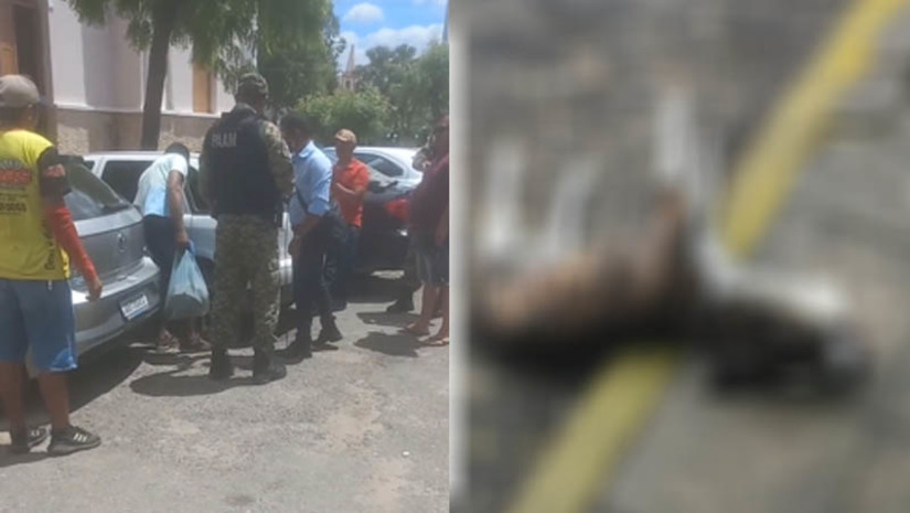 Imagem 1 - Cão morre após ser deixado dentro de carro no Centro de Mossoró; tutor é preso por maus-tratos. Edilberto Fernandes da Silva foi indiciado e conduzido para o sistema prisional, onde ficará à disposição da justiça. O caso aconteceu no final da manhã desta segunda-feira (26), ao lado da Catedral de Santa Luzia. Ao perceber a situação, populares acionaram a Guarda Ambiental e, enquanto aguardavam, quebraram o vidro do carro para retirar o animal, mas ele já estava sem vida. Em depoimento, o tutor afirmou que foi ao Centro realizar a troca de uma roupas e como o cachorro não poderia entrar nos estabelecimentos, o deixou no veículo com um dos vidros um pouco baixo para entrada de ar, mas que nunca imaginou que ele poderia morrer. O cão passou cerca de 40 minutos preso dentro do carro. A pena para maus-tratos contra cães e gatos, tendo ainda resultado em morte, supera os 5 anos de reclusão e não permite estabelecimento de fiança. Imagem 1 - Cão morre após ser deixado dentro de carro no Centro de Mossoró; tutor é preso por maus-tratos. Edilberto Fernandes da Silva foi indiciado e conduzido para o sistema prisional, onde ficará à disposição da justiça. O caso aconteceu no final da manhã desta segunda-feira (26), ao lado da Catedral de Santa Luzia. Ao perceber a situação, populares acionaram a Guarda Ambiental e, enquanto aguardavam, quebraram o vidro do carro para retirar o animal, mas ele já estava sem vida. Em depoimento, o tutor afirmou que foi ao Centro realizar a troca de uma roupas e como o cachorro não poderia entrar nos estabelecimentos, o deixou no veículo com um dos vidros um pouco baixo para entrada de ar, mas que nunca imaginou que ele poderia morrer. O cão passou cerca de 40 minutos preso dentro do carro. A pena para maus-tratos contra cães e gatos, tendo ainda resultado em morte, supera os 5 anos de reclusão e não permite estabelecimento de fiança.