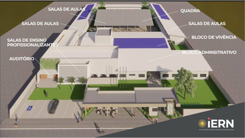 Imagem 1 -  Governo do Estado define local que será construído o IERN em Mossoró. A unidade será construída na Av Rio Branco, no bairro Santo Antônio (região da estrada da Raiz), numa área que foi desapropriada com um investimento de 2,3 milhões. A Governadora Fátima Bezerra disse que o o edital será lançado até Fevereiro do próximo ano.