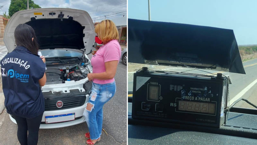 Imagem 1 - Taxistas devem agendar verificação de taxímetros; mais de 3400 veículos devem ser verificados pelo IPEM/RN. A verificação, que é obrigatória e garante o funcionamento correto dos taxímetros, deve ser feita anualmente. O cronograma de vistoria está seguindo o número final das placas dos veículos e segue até o mês de outubro. Para fazer a verificação o taxista pode fazer o agendamento pelo site: https://servicos.rbmlq.gov.br/. Na página é possível emitir o boleto de pagamento da taxa de vistoria e agendar a verificação do instrumento; confira o cronograma de verificação. Imagem 1 - Taxistas devem agendar verificação de taxímetros; mais de 3400 veículos devem ser verificados pelo IPEM/RN. A verificação, que é obrigatória e garante o funcionamento correto dos taxímetros, deve ser feita anualmente. O cronograma de vistoria está seguindo o número final das placas dos veículos e segue até o mês de outubro. Para fazer a verificação o taxista pode fazer o agendamento pelo site: https://servicos.rbmlq.gov.br/. Na página é possível emitir o boleto de pagamento da taxa de vistoria e agendar a verificação do instrumento; confira o cronograma de verificação.
