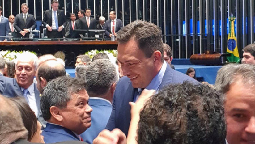 Imagem 1 - Na votação desta quinta, conduzida por Pacheco, buscou-se assegurar, tanto quanto possível, a participação proporcional das representações partidárias ou dos blocos parlamentares registrados na Casa. A chapa única foi aprovada por 66 votos "sim", 12 "não" e duas abstenções. O senador Veneziano Vital do Rêgo (MDB-PB) manteve-se na 1º vice-presidência. O senador Humberto Costa (PT-PE) afirmou que, por acordo, a bancada do PT abriu mão da disputa pela primeira vice-presidência da Casa, que assim ficou com o MDB. Imagem 1 - Na votação desta quinta, conduzida por Pacheco, buscou-se assegurar, tanto quanto possível, a participação proporcional das representações partidárias ou dos blocos parlamentares registrados na Casa. A chapa única foi aprovada por 66 votos "sim", 12 "não" e duas abstenções. O senador Veneziano Vital do Rêgo (MDB-PB) manteve-se na 1º vice-presidência. O senador Humberto Costa (PT-PE) afirmou que, por acordo, a bancada do PT abriu mão da disputa pela primeira vice-presidência da Casa, que assim ficou com o MDB.