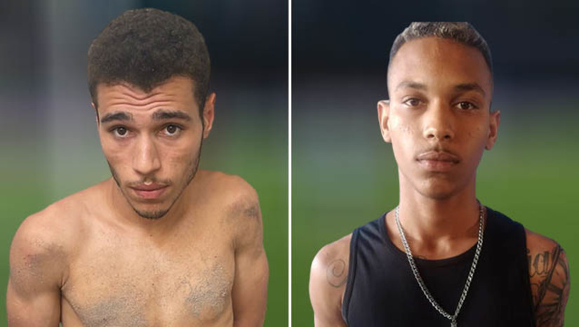 Imagem 1 -  Polícia Civil prende irmãos e fecha ‘boca de fumo” no município de Areia Branca. O caso aconteceu na tarde desta terça-feira (7), na Rua Mestre José Matias, o chamado "Beco do Macedo", Ao serem abordados, Paulo Carlos Siqueira de Souza e Pedro Siqueira Batista de Souza reagiram atirando contra os policiais, que revidaram a agressão e acabaram alvejando um deles. O baleado foi socorrido para o HRTM, medicado e liberado para ser ouvido. O outro foi preso e conduzido diretamente para a delegacia. Com eles, a Polícia Civil encontrou 443 gramas de maconha divididas em três tabletes, 37 "trouxinhas" de maconha embaladas para venda, 08 pedras de Crack de tamanhos diversos (que pesaram juntas 113 gramas), e uma porção de cocaína com peso aproximado de 45 gramas.