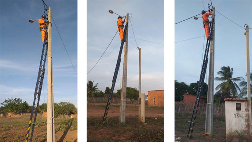 Imagem 1 - Para o prefeito Josivan Bibiano de Azevedo (PL), a iluminação pública requer reparos contínuos para funcionar corretamente, uma vez que acontecem diversos tipos de intercorrências provocadas pelos mais variados motivos. “A nossa equipe sempre que possível irá atender as demandas com agilidade e eficácia”, disse o prefeito, observando a importância do cidadão que aciona a equipe da Prefeitura para fazer o trabalho de manutenção. Imagem 1 - Para o prefeito Josivan Bibiano de Azevedo (PL), a iluminação pública requer reparos contínuos para funcionar corretamente, uma vez que acontecem diversos tipos de intercorrências provocadas pelos mais variados motivos. “A nossa equipe sempre que possível irá atender as demandas com agilidade e eficácia”, disse o prefeito, observando a importância do cidadão que aciona a equipe da Prefeitura para fazer o trabalho de manutenção.