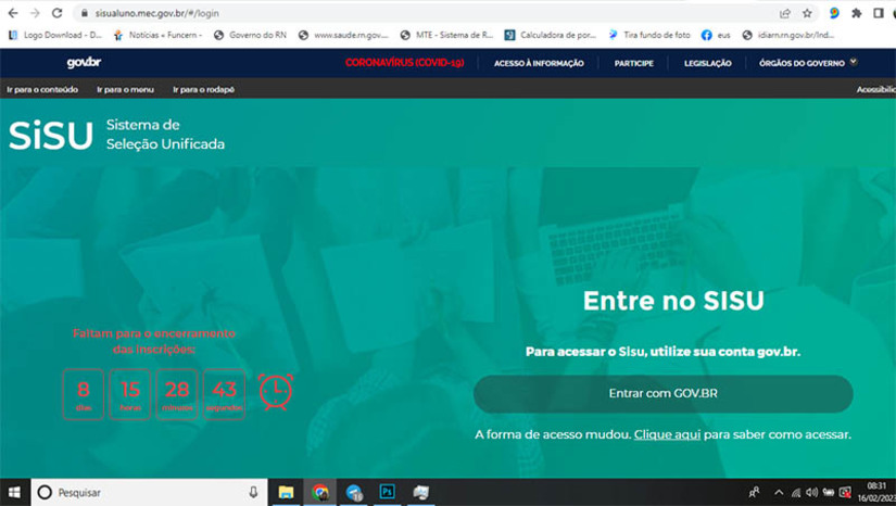 Imagem 1 - Inscrições na primeira edição do SiSU 2023 já estão abertas; confira as vagas disponíveis. As inscrições podem ser realizadas de hoje (16) até o dia 24 de fevereiro, por meio do site do programa. São mais de 226 mil vagas disponibilizadas em 128 instituições públicas de ensino superior participantes, sendo 63 universidades federais. Ao todo, são 6.402 cursos de graduação. No site do Sisu, é possível visualizar as vagas ofertadas por modalidade de concorrência, cursos, turnos, instituições e localização. O resultado desta edição será divulgado no dia 28 deste mês. Imagem 1 - Inscrições na primeira edição do SiSU 2023 já estão abertas; confira as vagas disponíveis. As inscrições podem ser realizadas de hoje (16) até o dia 24 de fevereiro, por meio do site do programa. São mais de 226 mil vagas disponibilizadas em 128 instituições públicas de ensino superior participantes, sendo 63 universidades federais. Ao todo, são 6.402 cursos de graduação. No site do Sisu, é possível visualizar as vagas ofertadas por modalidade de concorrência, cursos, turnos, instituições e localização. O resultado desta edição será divulgado no dia 28 deste mês.