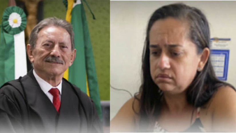 Imagem 1 - Elisama Cléssia da Silva, que trabalha como babá de um casal amigo do desembargador, foi presa pela Polícia Militar na manhã desta terça-feira, 21, e entregue a Polícia Civil de Alexandria-RN. Ela confessou o crime e teve a prisão preventiva decretada pelo juiz de plantão de Pau dos Ferros. O grupo criminoso, a qual a doméstica confessou fazer parte, planejava fazer um arrastão na casa do desembargador e fugir levando refém. Imagem 1 - Elisama Cléssia da Silva, que trabalha como babá de um casal amigo do desembargador, foi presa pela Polícia Militar na manhã desta terça-feira, 21, e entregue a Polícia Civil de Alexandria-RN. Ela confessou o crime e teve a prisão preventiva decretada pelo juiz de plantão de Pau dos Ferros. O grupo criminoso, a qual a doméstica confessou fazer parte, planejava fazer um arrastão na casa do desembargador e fugir levando refém.
