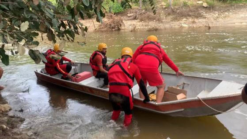Imagem 1 -  Jovens que desapareceram em barragem haviam saído para fazer trilha de moto na região. 