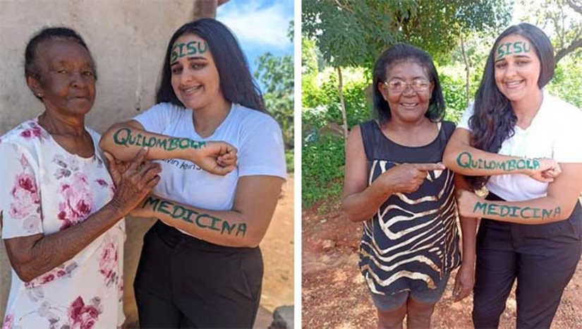 Imagem 1 - Jovem do Quilombo Pêga, de Portalegre, é aprovada para medicina na Bahia. Abigail Gomes concluiu o ensino médio no Instituto Federal do Rio Grande do Norte (IFRN) Campus Pau dos Ferros com formação em técnica em apicultura, após ciclo de estudo anterior em escola pública de sua cidade. Filha de Afonso Bessa de Freitas e Maria Zuleide Jacinto de Oliveira, de origem na agricultura local, Abigail é a primeira descendente a passar no curso e vai cursar medicina na Faculdade Estadual de Feira de Santana (UEFS) na Bahia. Imagem 1 - Jovem do Quilombo Pêga, de Portalegre, é aprovada para medicina na Bahia. Abigail Gomes concluiu o ensino médio no Instituto Federal do Rio Grande do Norte (IFRN) Campus Pau dos Ferros com formação em técnica em apicultura, após ciclo de estudo anterior em escola pública de sua cidade. Filha de Afonso Bessa de Freitas e Maria Zuleide Jacinto de Oliveira, de origem na agricultura local, Abigail é a primeira descendente a passar no curso e vai cursar medicina na Faculdade Estadual de Feira de Santana (UEFS) na Bahia.