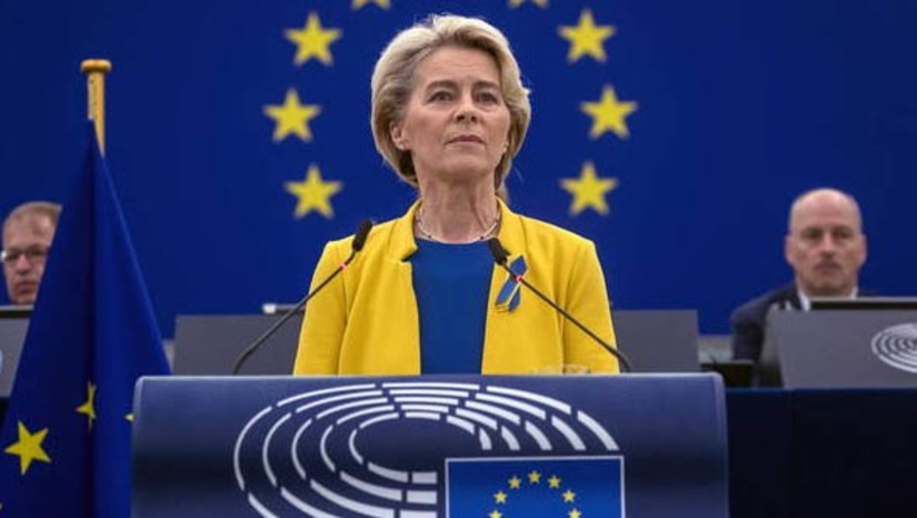 Imagem 1 -  [COLUNA ESPLANADA] Chega hoje ao Brasil para audiência com o presidente Lula da Silva a presidente da União Europeia, a alemã Úrsula Gertrud. Na pauta, o programa Global Geteway, uma nova estratégia europeia para o desenvolvimento de energia limpa, melhoria dos sistemas de saúde e educação ambiental, além do reforço da competitividade e segurança das cadeias de abastecimento mundiais.