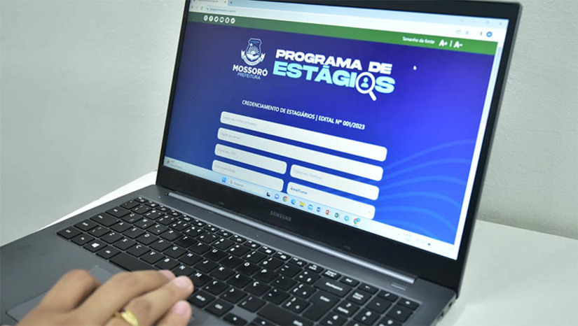 Imagem 1 - Universitários podem realizar cadastro no banco de estagiários da Prefeitura de Mossoró. O credenciamento objetiva a criação de um banco de cadastro para atendimento das necessidades de contratação de estagiários pelo Município. Para realizar a inscrição, o estudante interessado deverá ter idade mínima de 16 anos e efetuar o cadastro por meio de formulário on-line, através do endereço estagios.mossoro.rn.gov.br . Imagem 1 - Universitários podem realizar cadastro no banco de estagiários da Prefeitura de Mossoró. O credenciamento objetiva a criação de um banco de cadastro para atendimento das necessidades de contratação de estagiários pelo Município. Para realizar a inscrição, o estudante interessado deverá ter idade mínima de 16 anos e efetuar o cadastro por meio de formulário on-line, através do endereço estagios.mossoro.rn.gov.br .