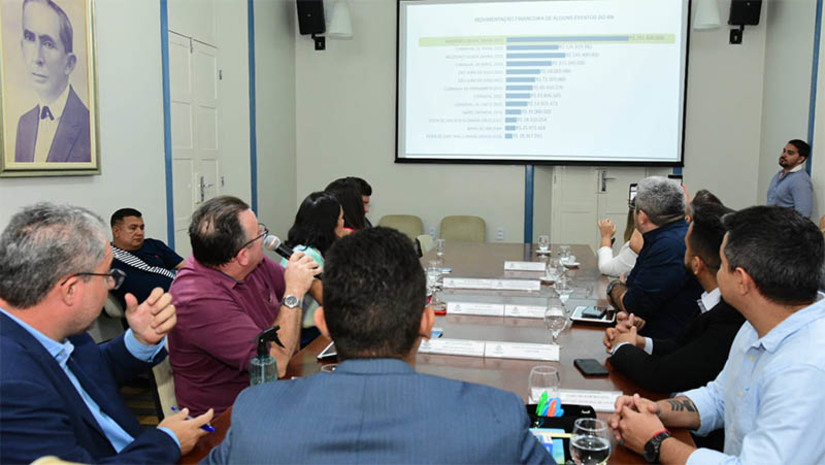 Imagem 1 - Para cada R$ 1 investido no Mossoró Cidade Junina, R$ 24 retornaram para a economia do município Os dados são da Federação do Comércio de Bens, Serviços e Turismo do Rio Grande do Norte (FECOMÉRCIO RN) e foram apresentados à Prefeitura de Mossoró na tarde desta quarta-feira (19). Levando em consideração o valor aportado pela gestão municipal no evento, aproximadamente R$ 12 milhões, o total de recursos movimentado este ano aponta que, para cada R$ 1 direcionado ao Mossoró Cidade Junina, retornaram R$ 24 para a economia do município, comprovando o sucesso e a importância do São João mais cultural do mundo. Imagem 1 - Para cada R$ 1 investido no Mossoró Cidade Junina, R$ 24 retornaram para a economia do município Os dados são da Federação do Comércio de Bens, Serviços e Turismo do Rio Grande do Norte (FECOMÉRCIO RN) e foram apresentados à Prefeitura de Mossoró na tarde desta quarta-feira (19). Levando em consideração o valor aportado pela gestão municipal no evento, aproximadamente R$ 12 milhões, o total de recursos movimentado este ano aponta que, para cada R$ 1 direcionado ao Mossoró Cidade Junina, retornaram R$ 24 para a economia do município, comprovando o sucesso e a importância do São João mais cultural do mundo.