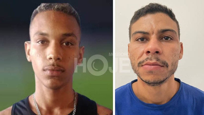 Imagem 1 -  Operação conjunta das polícias civis do RN e CE resulta na prisão de dois foragidos. As prisões aconteceram na manhã desta terça-feira (8), no município de Areia Branca. Paulo Carlos Siqueira de Souza possuía um mandado de prisão em aberto por uma tentativa de homicídio, cometido no estado do Ceará. Já Diego Gomes Bezerra havia rompido sua tornozeleira eletrônica e vinha sendo procurado pela justiça do Rio Grande do Norte. Ele respondia em liberdade monitorada pelos crimes de roubo e corrupção de menores. Diego ainda foi autuado em flagrante pelo crime de tráfico de drogas, visto que quando os policiais foram dar cumprimento ao mandado de prisão o encontraram em um ponto de venda de drogas, localizado no Beco do Macedo, onde ele comercializava crack e maconha. Os dois foram encaminhados ao sistema prisional dos respectivos estados.
