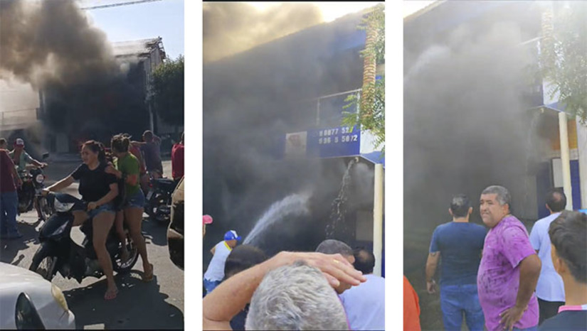 Imagem 1 - Antes destes três incêndios que destruíram somente este uma fábrica de espumas (31 de janeiro), outra de produtos de limpeza (21 de agosto) e esta loja de eletrodomésticos (26 de agosto), ocorreu outro incêndio, no final de 2021, que destruiu um dos galpões da Fábrica de Sabão Guarani, em Mossoro-RN. Imagem 1 - Antes destes três incêndios que destruíram somente este uma fábrica de espumas (31 de janeiro), outra de produtos de limpeza (21 de agosto) e esta loja de eletrodomésticos (26 de agosto), ocorreu outro incêndio, no final de 2021, que destruiu um dos galpões da Fábrica de Sabão Guarani, em Mossoro-RN.