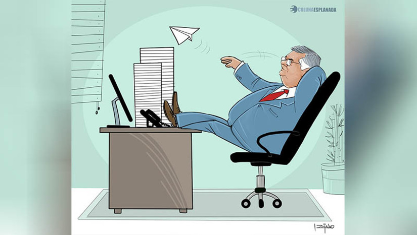 Imagem 1 -  [COLUNA ESPLANADA] Desde que foi indicado oficialmente pelo presidente Lula da Silva para o Supremo Tribunal Federal, no dia 27 de novembro, o ministro da Justiça, Flávio Dino, reduziu consideravelmente o expediente na pasta. Levantamento da Coluna mostra que, nos últimos dez dias, o ministro participou de cinco reuniões - com a ministra da Gestão, Esther Dweck; o deputado Elmar Nascimento (União/BA), o ministro da Secretaria Nacional Antidrogas do Paraguai (SENAD/PY), Jalil Rachid, e duas internas com secretários. Esteve presente também em cerimônia de Imposição da Ordem do Mérito da Defesa e visitou o Cardeal Paulo Cezar Costa. Todos os compromissos foram breves: no máximo uma hora. Em cinco dos dez dias, a agenda não registra nenhuma atividade. Também não constam compromissos do ministro no Senado – onde peregrina em busca de votos – e em outros órgãos, como Palácio do Planalto e STF.