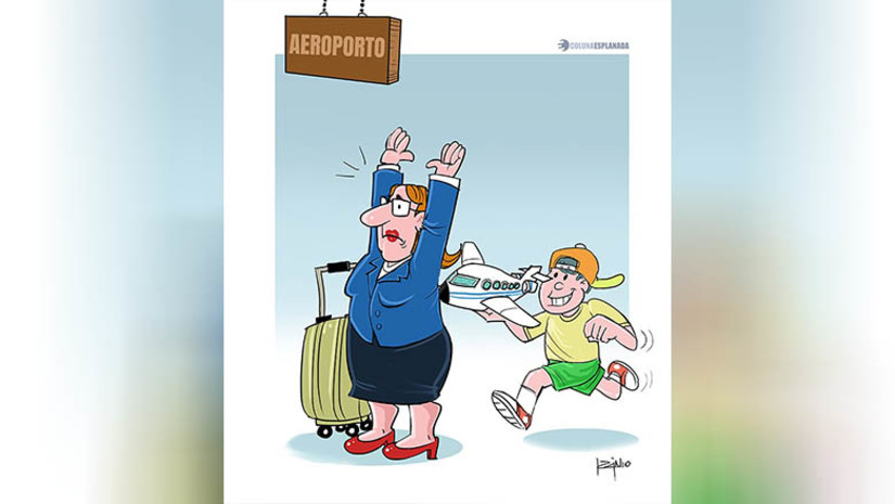   [COLUNA ESPLANADA] É o golpe de todo fim de ano, com leniência da Agência Nacional de Aviação Civil. As três grandes companhias aéreas elevam tarifas às alturas, “quebram” voos diretos em uma ou duas escalas, e fazem o passageiro viajar até 23h em trechos domésticos cuja duração teria menos de 2 horas. Só falta os comissários cobrarem o ar da cabine.