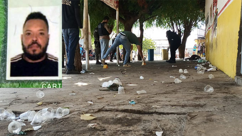 Imagem 1 - Robson Salviano de Sousa Pereira, que completaria 37 anos no dia 10 deste mês, foi morto a tiros no Bar Skinão do Kadin, localizado na Av Rio Branco, bairro Santo Antônio, em Mossoró. O fato chegou ao conhecimento da Polícia Militar às 13h50. Deve ser investigado pela Polícia Civil. Imagem 1 - Robson Salviano de Sousa Pereira, que completaria 37 anos no dia 10 deste mês, foi morto a tiros no Bar Skinão do Kadin, localizado na Av Rio Branco, bairro Santo Antônio, em Mossoró. O fato chegou ao conhecimento da Polícia Militar às 13h50. Deve ser investigado pela Polícia Civil.