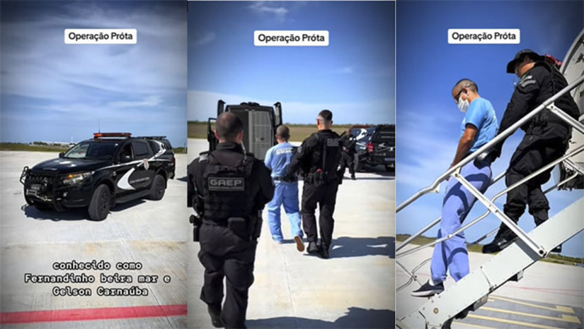 Imagem 1 -  Já o preso igualmente perigoso Márcio dos Santos Nepomuceno, o Marcinho VP, que estava no Presídio Federal de Mossoró, foi transferido para o Presídio Federal de Campo Grande, em Mato Grosso do Sul, onde Beira Mar se encontrava recolhido até esta semana. O rodízio é um procedimento de segurança adotado para presos de alta periculosidade. 