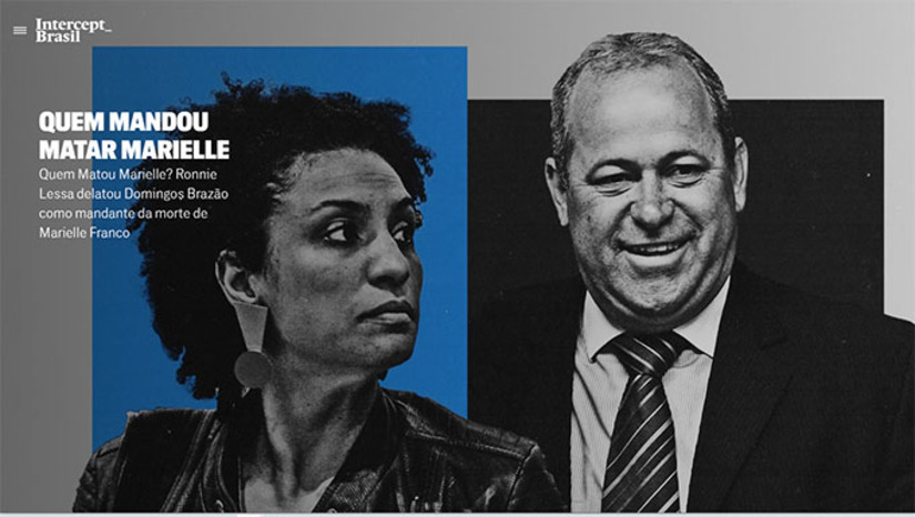 Imagem 1 -  Conforme a reportagem, Roni Lessa, que é ex-PM miliciano no Estado do Rio de Janeiro ligado a família Bolsonaro, teria dito na Deleção Premiada a Polícia Federal, que o mandante do assassinato brutal da vereadora Marielle Franco e do motorista Anderson Gomes, é o conselheiro do Tribunal de Contas do Rio de Janeiro e ex deputado Domingos Brazão, que nega o crime. 