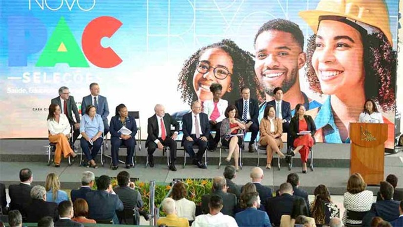 Imagem 1 -  O resultado divulgado hoje abarca 16 das 27 modalidades do Novo Pac, executadas pelos ministérios da Saúde, Cultura, Esportes e Educação. Ao todo, foram contemplados 6.778 obras e equipamentos em todas as unidades da Federação, com investimento total de R$ 23 bilhões. Os recursos serão usados para construir ou revitalizar Unidades Básicas de Saúde (UBSs), maternidades, escolas em tempo integral e patrimônios históricos, entre outros equipamentos públicos.