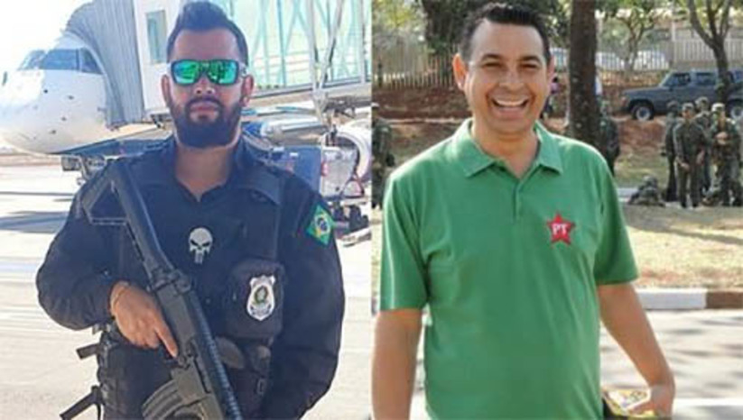 Imagem 1 -  Ministro da Justiça demite policial penal que matou tesoureiro do PT em Foz do Iguaçu. O policial penal Jorge José da Rocha Guaranho, acusado de assassinar o guarda municipal e tesoureiro do PT, Marcelo Arruda, em julho de 2022, foi demitido nesta terça-feira (19). Em sua decisão, o ministro da Justiça e Segurança Pública entendeu que a conduta violenta e ofensiva à vida é incompatível com a moralidade administrativa, além de afrontar gravemente os valores institucionais da atividade policial. Além disso, Guaranho usou sua arma profissional para cometer o crime.