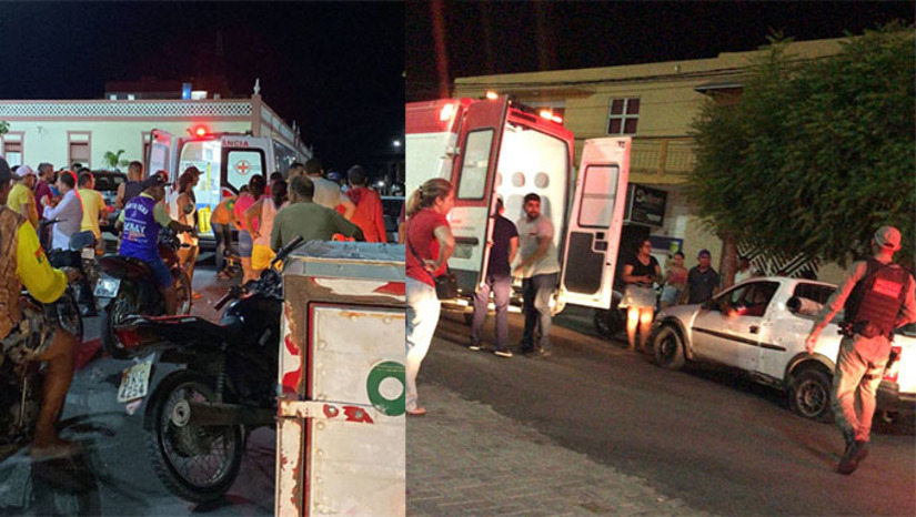 Imagem 1 - As vítimas Seu Naldo, Francisco Renan e a esposa Elizamara Fernandes moram na cidade de Caraúbas e foram trabalhar no sitio Soledade, que é da família. Quando retornavam, foram atacados no portão de acesso. Renan e a esposa Alizamara estão internados em estado grave e Seu Naldo, com menos gravidade. O caso deve ser investigado pela Polícia Civil. Imagem 1 - As vítimas Seu Naldo, Francisco Renan e a esposa Elizamara Fernandes moram na cidade de Caraúbas e foram trabalhar no sitio Soledade, que é da família. Quando retornavam, foram atacados no portão de acesso. Renan e a esposa Alizamara estão internados em estado grave e Seu Naldo, com menos gravidade. O caso deve ser investigado pela Polícia Civil.