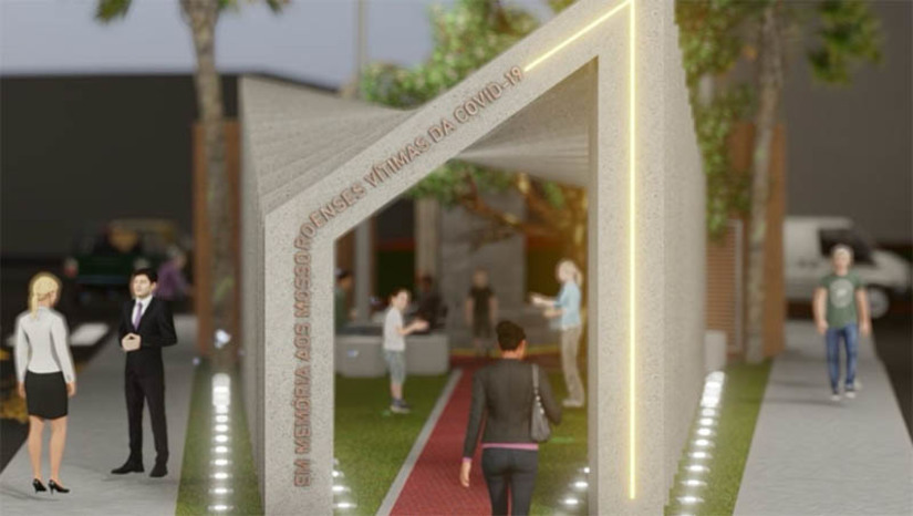 Imagem 1 -  Familiares de vítimas têm até esta quarta para solicitar retirada de nome do Memorial Covid-19. O monumento, que está sendo construído na avenida Dix-sept Rosado, no bairro Centro, irá homenagear as vítimas da pandemia no município de Mossoró. A Prefeitura publicou o Decreto n° 7.102, que dispõe sobre tributo. A lista com os nomes dos homenageados será gerada a partir do sistema oficial de coleta de dados epidemiológicos. Caso algum familiar de alguma vítima se oponha à inserção do nome na obra, deverá manifestar negativa até esta quarta-feira (5), mediante comprovação de parentesco.