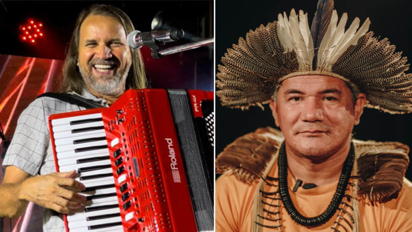 Imagem 1 - Dorgival Dantas e líder indígena Luiz Katu serão homenageados com títulos honoríficos pela UERN. As homenagens serão concedidas na tradicional Assembleia Universitária, em 28 de setembro, que celebra o aniversário de 56 anos da Uern. O título de Doutor Honoris Causa será concedido ao músico Dorgival Dantas, enquanto o título de Professor Honoris Causa irá para Luiz Katu. Esta é a primeira vez que a Uern irá homenagear com um título honorífico uma personalidade indígena. Imagem 1 - Dorgival Dantas e líder indígena Luiz Katu serão homenageados com títulos honoríficos pela UERN. As homenagens serão concedidas na tradicional Assembleia Universitária, em 28 de setembro, que celebra o aniversário de 56 anos da Uern. O título de Doutor Honoris Causa será concedido ao músico Dorgival Dantas, enquanto o título de Professor Honoris Causa irá para Luiz Katu. Esta é a primeira vez que a Uern irá homenagear com um título honorífico uma personalidade indígena.