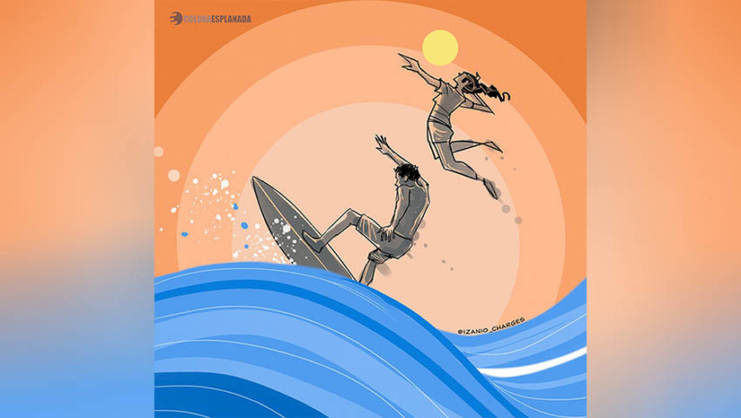 Imagem 1 -  [COLUNA ESPLANADA] A Caixa entrou de vez na onda do surf, nova modalidade olímpica. O banco patrocina o WSL Brasil (Wordl Surf League) com R$ 12 milhões por ano. A instituição também investiu, pela arrecadação das Loterias, R$ 86 milhões no atual ciclo (2021/2024), em outras modalidades como vôlei.