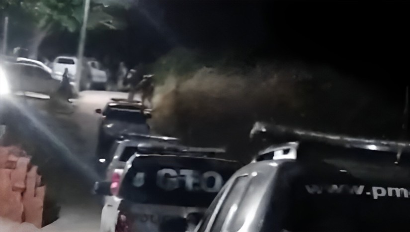 Imagem 1 -  Com os suspeitos (nomes não informados), a Polícia apreendeu um Corola Cros, uma pistola e uma espingarda calibre doze, mesmo calibre usado no crime. Os dois suspeitos foram levados para a Delegacia Regional de Alexandria, para interrogatório. Outros dois suspeitos teriam fugido entrando no mato e estão sendo procurados por dezenas de policiais do RN com apoio de policiais da Paraíba-PB. O cerco à região, segundo a governadora Fátima Bezerra, deve seguir até o caso será esclarecido e os criminosos presos.