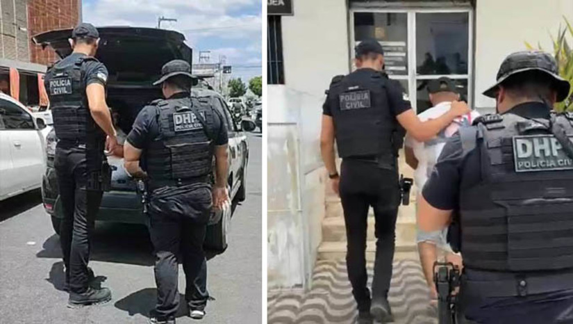 Imagem 1 - DHPP prende suspeito de homicídio ocorrido em julho no Nova Mossoró. Durante o cumprimento de um mandado de busca e apreensão, nesta quinta-feira (29), os policiais encontraram uma arma de fogo calibre 12 e munições em uma residência no bairro Nova Mossoró. O proprietário da arma foi preso em flagrante por posse irregular de arma de fogo e é o principal suspeito de executar a tiros Ivanildo Cabral da Silva, conhecido como “Chumbrega”, na madrugada de 14 de julho de 2024. O suspeito foi interrogado e encaminhado ao sistema prisional. Ele confessou o crime. Imagem 1 - DHPP prende suspeito de homicídio ocorrido em julho no Nova Mossoró. Durante o cumprimento de um mandado de busca e apreensão, nesta quinta-feira (29), os policiais encontraram uma arma de fogo calibre 12 e munições em uma residência no bairro Nova Mossoró. O proprietário da arma foi preso em flagrante por posse irregular de arma de fogo e é o principal suspeito de executar a tiros Ivanildo Cabral da Silva, conhecido como “Chumbrega”, na madrugada de 14 de julho de 2024. O suspeito foi interrogado e encaminhado ao sistema prisional. Ele confessou o crime.