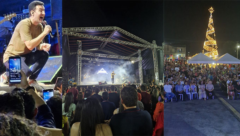 Imagem 1 -  “Quero parabenizar a primeira-dama e chefe de gabinete Lorenna Evangelista pela brilhante iniciativa de realizar este evento, que transforma magia em realidade, chegando, especialmente, até as famílias mais carentes, com roupas, com calçados, alimento, brinquedos e muita alegria, destaca o prefeito Dr Artur Vale.
