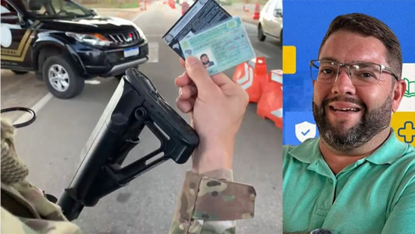 Imagem 1 - Thiago Magnus, após o crime em 2018, fugiu do Rio Grande do Norte. Foi morar em Boa Esperança, no Mato Grosso-MT. Usando nome falso de Thiago Varela, conseguiu registrar candidatura de vereador pelo MDB. Perdeu a campanha e veio passear no RN, onde terminou reconhecido e preso pela PRF num trabalho em parceria com a Polícia Penal do RN. Agora vai cumprir a condenação por assalto ao Correios e responder por estelionato. Imagem 1 - Thiago Magnus, após o crime em 2018, fugiu do Rio Grande do Norte. Foi morar em Boa Esperança, no Mato Grosso-MT. Usando nome falso de Thiago Varela, conseguiu registrar candidatura de vereador pelo MDB. Perdeu a campanha e veio passear no RN, onde terminou reconhecido e preso pela PRF num trabalho em parceria com a Polícia Penal do RN. Agora vai cumprir a condenação por assalto ao Correios e responder por estelionato.