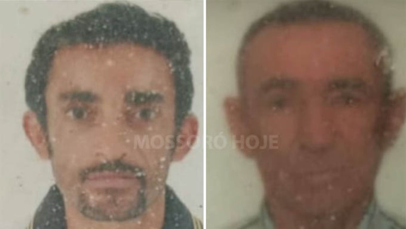 Imagem 1 - Polícia registra duplo homicídio no bairro Aroldo Maia, município de Caraúbas. O crime teria acontecido no final da noite deste domingo (29), no entanto, os corpos só foram localizados na manhã desta segunda-feira (30). As vítimas foram identificadas como Santiel Pinheiro, de 78 anos, e Fabiano Cavalcante da Silva, de 51 anos. Os dois foram executados a tiros dentro de casa. Ainda não há informações sobre a motivação do crime e nem sobre a autoria. A polícia civil vai investigar o caso. Imagem 1 - Polícia registra duplo homicídio no bairro Aroldo Maia, município de Caraúbas. O crime teria acontecido no final da noite deste domingo (29), no entanto, os corpos só foram localizados na manhã desta segunda-feira (30). As vítimas foram identificadas como Santiel Pinheiro, de 78 anos, e Fabiano Cavalcante da Silva, de 51 anos. Os dois foram executados a tiros dentro de casa. Ainda não há informações sobre a motivação do crime e nem sobre a autoria. A polícia civil vai investigar o caso.