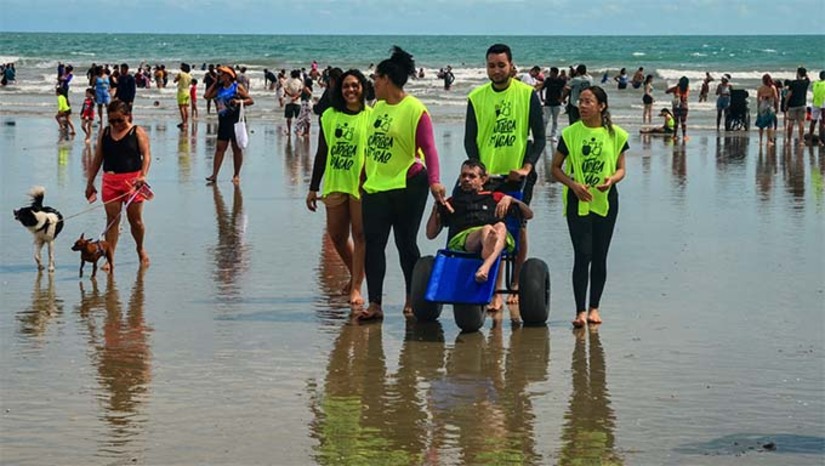 Imagem 1 -  O evento, que teve o apoio das prefeituras e Mossoró e Tibau, registrou grande público em mais um ano de sucesso com uma ampla programação e ações voltadas à inclusão e ao lazer. A Prefeitura de Mossoró também disponibilizou intérpretes de Libras e atuou na organização da logística do evento.