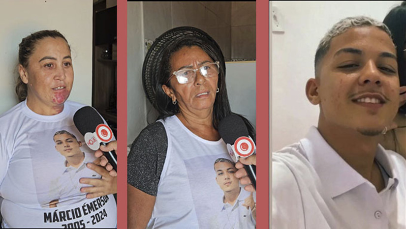 Imagem 1 -  “Quero sepultar o meu filho”, diz a mãe Maria Alzenir. Márcio Emerson, gesseiro, de 18 anos, desapareceu no bairro Belo Horizonte, no dia 26 de março de 2024, sendo que até hoje a Polícia Judiciária não deu qualquer explicação. A mãe biológica e a mãe de criação afirmam que tem certeza que o filho está morto e que quando foram procurar o corpo, foram recebidas a tiros, na região da Rua João Damásio, no bairro Bairro Belo Horizonte, em Mossoró.