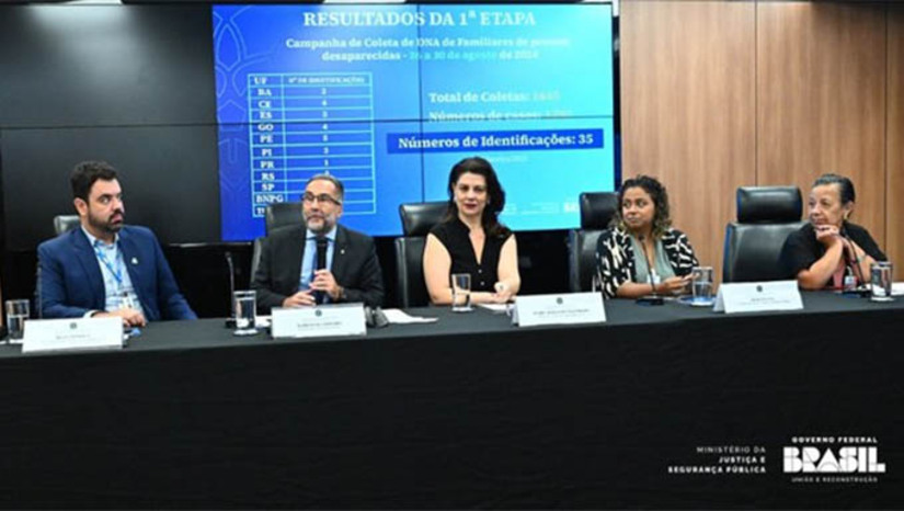 Imagem 1 - Profissionais de saúde e assistência social vão aprimorar a identificação de pessoas acolhidas . A iniciativa faz parte da segunda etapa da Mobilização Nacional de Identificação de Pessoas Desaparecidas, iniciativa do Ministério da Justiça e Segurança Pública, lançada nesta quarta-feira (26). Na primeira etapa, realizada entre setembro de 2024 a janeiro de 2025, 35 casos de desaparecimento foram solucionados no Brasil. Agora o foco é orienta profissionais do SUS e SUAS para aprimorar a identificação de pessoas acolhidas em hospitais e instituições de longa permanência. Imagem 1 - Profissionais de saúde e assistência social vão aprimorar a identificação de pessoas acolhidas . A iniciativa faz parte da segunda etapa da Mobilização Nacional de Identificação de Pessoas Desaparecidas, iniciativa do Ministério da Justiça e Segurança Pública, lançada nesta quarta-feira (26). Na primeira etapa, realizada entre setembro de 2024 a janeiro de 2025, 35 casos de desaparecimento foram solucionados no Brasil. Agora o foco é orienta profissionais do SUS e SUAS para aprimorar a identificação de pessoas acolhidas em hospitais e instituições de longa permanência.