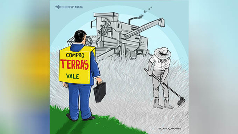 Imagem 1 -  [COLUNA ESPLANADA] A Vale continua propostas para comprar fazendas na região do Córrego do Feijão em Brumadinho (MG) onde houve o rompimento da barragem que deixou 272 mortos. No intuito de lançar seu parque de preservação. Uma banca advocatícia mapeia as propriedades, mas paga pouco pelo hectare e joga duro. Tem dificultado, avisando a alguns fazendeiros que pedem indenizações que as terras estão fora da região atingida. 