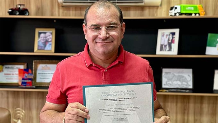 Imagem 1 -  O Certificado é emitido pelo Portal de Compras Públicas e avalia as práticas de licitação adotadas pelos órgãos públicos. O reconhecimento é simbólico e representa os esforços em conjunto dos setores de compras públicas para atingir a maior eficiência e seguir as boas práticas. Além de garantir o cumprimento das leis de licitação, o município e Umarizal tem se destacado por adotar processos inovadores, que buscam não apenas reduzir custos, mas também otimizar a execução de obras e serviços. 